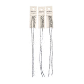 Crystal Lane Rondelle 2 Strand 7in (apx246pcs) 1.5x2.5mm Transparent Half Silver Iris